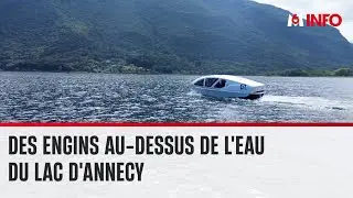 Haute-Savoie : des taxis flottants et volants sur le lac d'Annecy