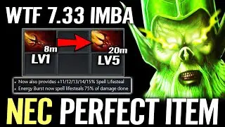 12 Minutes MAX Level Dagon - 100% Perfect Build for Necrophos in Dota 2 7.33