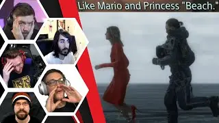 Let's Players Reaction To The Good and Horrible Mario Reference Made By Sam&Amelie | Death Standing