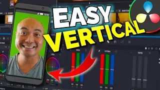 EASY Vertical Videos With Davinci Resolve! (Davinci Resolve Tutorials)