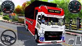 Indian Cargo Truck Isuzu Deca Bak Dropside Driving - Bus Simulator Indonesia #99 - Android GamePlay