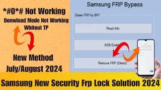 Samsung New Security Frp Lock Solution | Android 12/13/14 Frp Bypass (July/August )100% Working