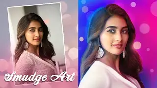 Smudge Art of Pooja Hegde FanArt