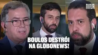 🔥Boulos destrói argumentos bolsonarista AO VIVO na Globo News🔥Bibo Nunes passou vergonha!🔥