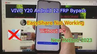 VIVO Y20 Android 12 FRP Bypass | Remove Google Account | Unlock FRP | Without PC