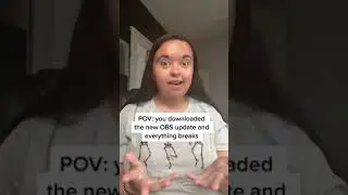 POV: You downloaded the new OBS update 