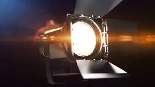 Spotlight Floodlight Animation - Free Overlay Stock Footage