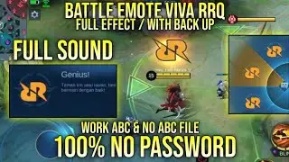 SCRIPT BATTLE EMOTE VIVA RRQ FULL SOUND NO PASSWORD WORK ABC & NO ABC FILE YVE PATCH