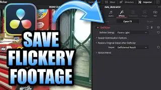 Save RUINED footage with the Deflicker Effect in Davinci Resolve!