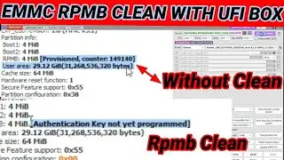 How Clean RPMB Counter Ufi Box | Samsung Emmc rpmb Clean with Ufi box