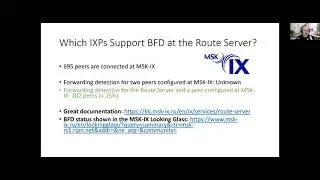 BFD at IXPs - Dr. Thomas King - DE-CIX