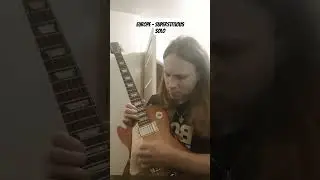 Europe - superstitious solo cover 