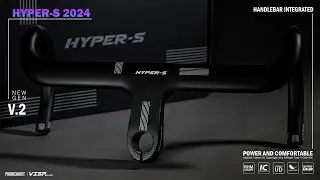แฮนด์จักรยานคาร์บอนอินทิเกรตที่เป็นมิตรกับทุกเฟรม Hyper-s 2024