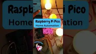 HC05 based Home automation using Raspberry Pi Pico board #shorts