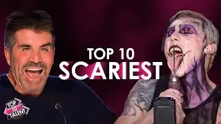 Top 10 SCARIEST Acts On Got Talent 2023 😳