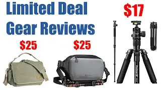 Reviewing My Recent Amazon Limited Deal Purchases - Cheap bags and tripods ep.517