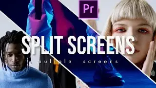 how to create split screens in premiere pro - Tutorial