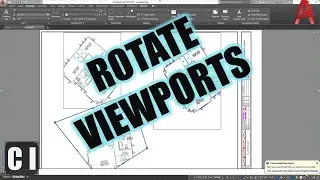 AutoCAD How To Rotate Viewports - 3 Easy Methods! | 2 Minute Tuesday