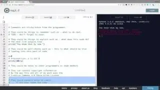 Python 6 - Comments