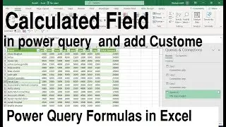 calculated field in power query in excel to consolidate tabs