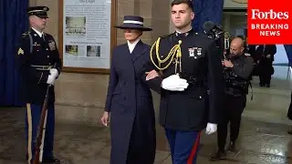 BREAKING NEWS: Melania Trump Arrives Inside The Capitol Rotunda For The Inauguration