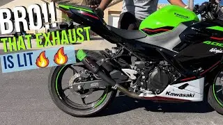 A New Kawasaki Ninja 400 Exhaust To Make It Better Than Ever