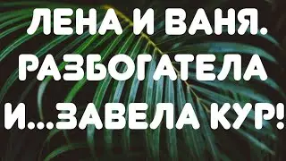 Лена и Ваня// Разбогатела и... завела кур! // Обзор видео//