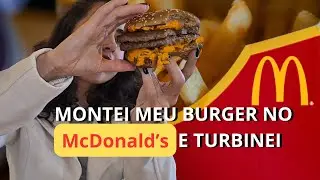 McDonald's| Como é a cozinha do Mcdonald's - Fiz meu McCheddar e meu McCrispy Chicken Legend