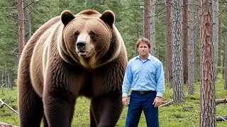 bear asks for help in the most unlikely way... Watch what happens next