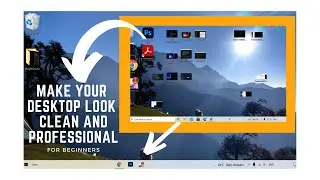 Make Your Desktop Look Clean And Professional | Center Align Taskbar | Windows 10