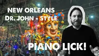 New Orleans Dr John Style Piano Lick