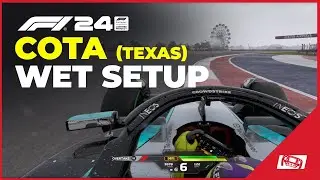 F1 24 COTA WET Car Setup 🌧️