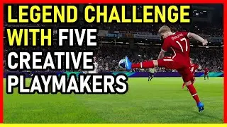 How Effective Is Five Creative Playmaker Tactics | PES2021 Legend Challenge