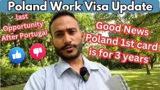 Poland Work Permit Visa 2024 || How to get Poland TRC Card || Poland Work Visa process