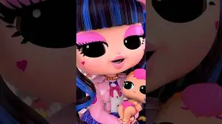 Lil’ Neon Q.T. Makes a Baby Mess! 🎨💙 L.O.L. Surprise! 