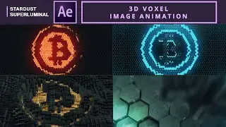 3D Voxel image Animation in AE  | After Effects Tutorial