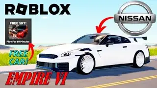 NISSAN GTR *NEW CAR!* & DODGE CHALLENGER REDEYE *FREE CAR!* (NEW UPDATE) - ROBLOX (EMPIRE VI)
