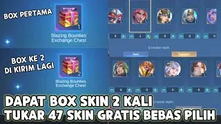 CEPAT AMBIL BOX TUKAR SKIN GRATIS UDAH DI KIRIM LAGI ! BEBAS PILIH 47 SKIN GRATIS