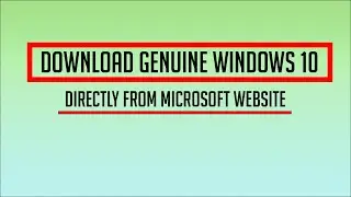 How to Download Windows 10 ISO Setup File for Free from Microsoft Website 2020