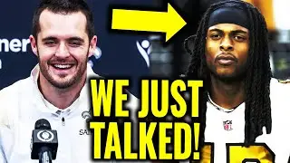 Derek Carr FIRED UP About Davante Adams Trade Talks!