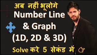 Number Line & Graph| x-axis, y-axis, z-axis| 1D, 2D & 3D | By PatidarSir