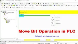 Move Bit Operation in a PLC - Free PLC and SCADA Training Courses