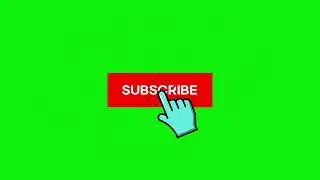 Green screen subscribe button...mouse click with sound