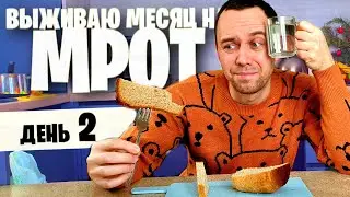 2 день 😱 ВЫЖИВАЮ МЕСЯЦ на МРОТ