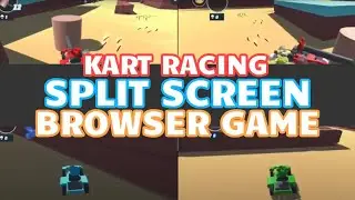 Race N Smash Karts Racing game - Ultimate Split-Screen Power-Up Racing Game