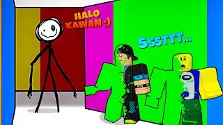 GILA!! STICKMAN GANAS Penjaga DUNIA PENUH WARNA 🎨🥶🎨