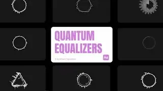 Quantum Equalizer Music Visualizer After Effects Template | Copied content Templates