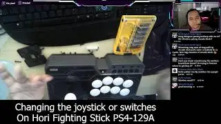 How to Change Parts for Hori Fighting Stick | Hori Fighting Stick PS4-129A MOD