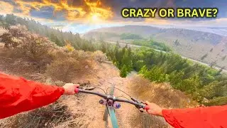 BIGGEST Mountain Bike Drop On Earth - Terrifying!