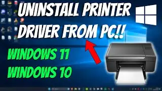 How To Remove & Uninstall Printer Driver From PC